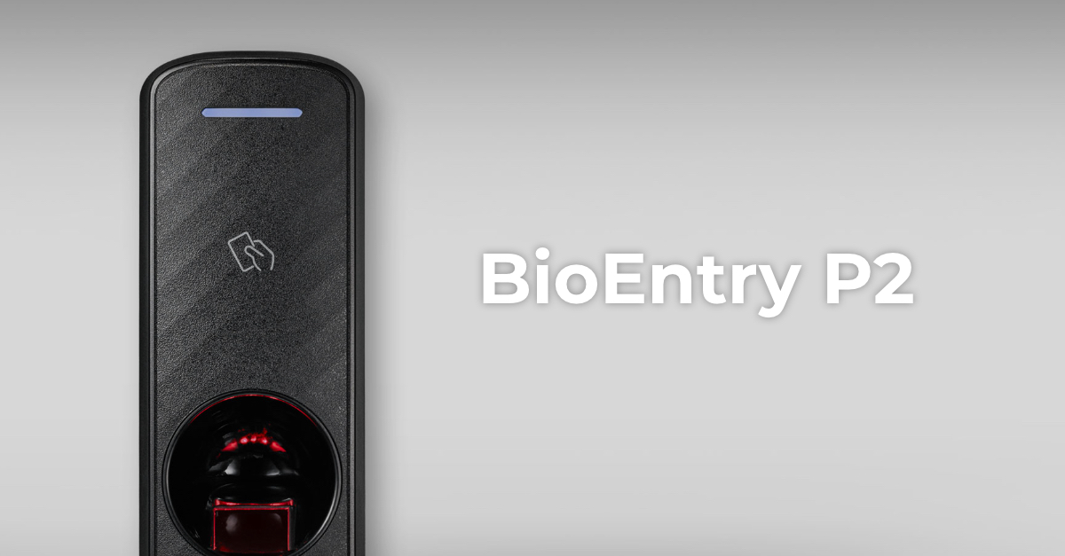 Compact IP Fingerprint Reader - BioEntry P2