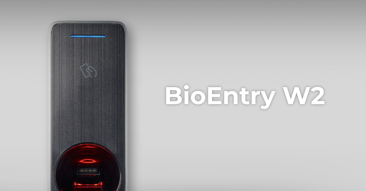Outdoor Fingerprint Recognition Device - BioEntry W2 | Suprema