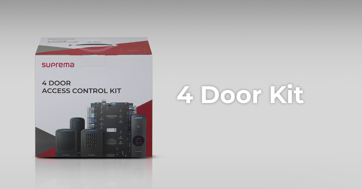 Complete Access Control Solution - CoreStation 4 Door Kit | Suprema