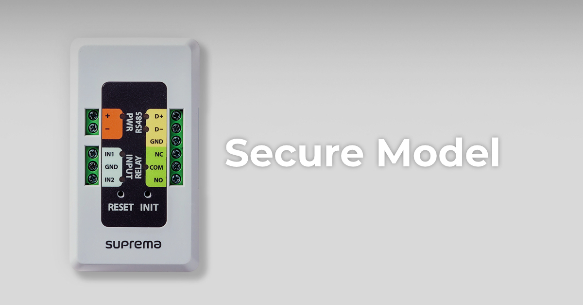 Compact Single Door I/O Module - Secure Module | Suprema